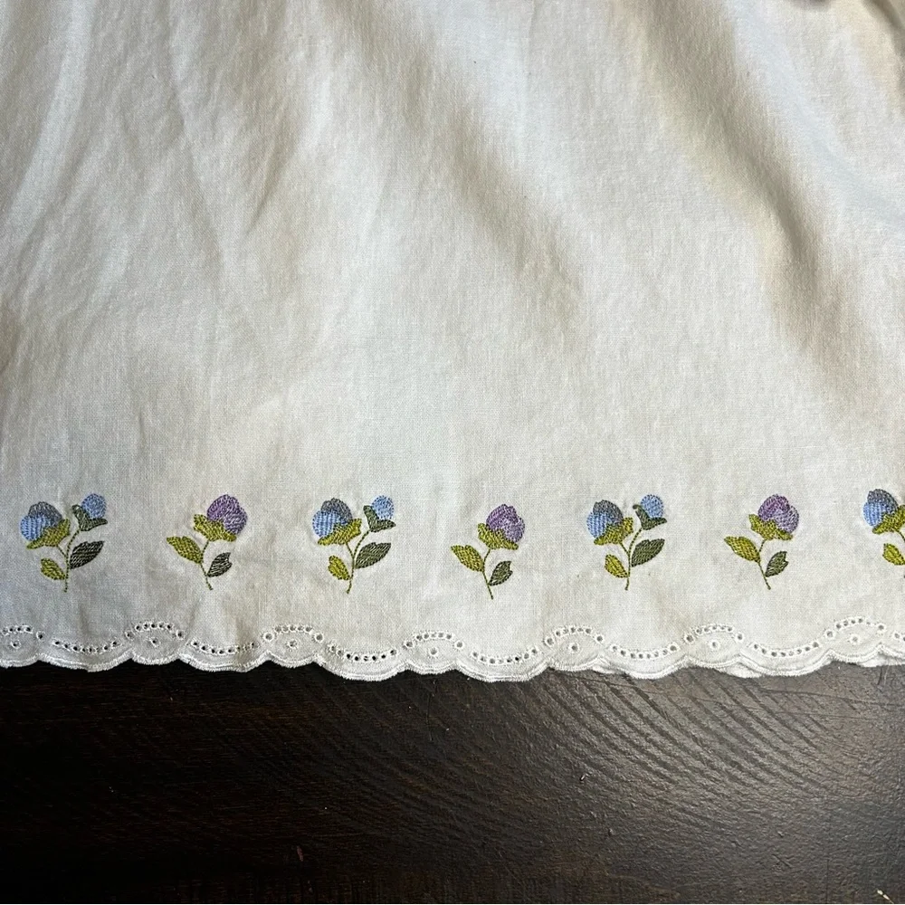 Vintage Linen/Rayon Jordan Short Sleeve Button-Up Shirt size L / XL - Picture 8 of 10